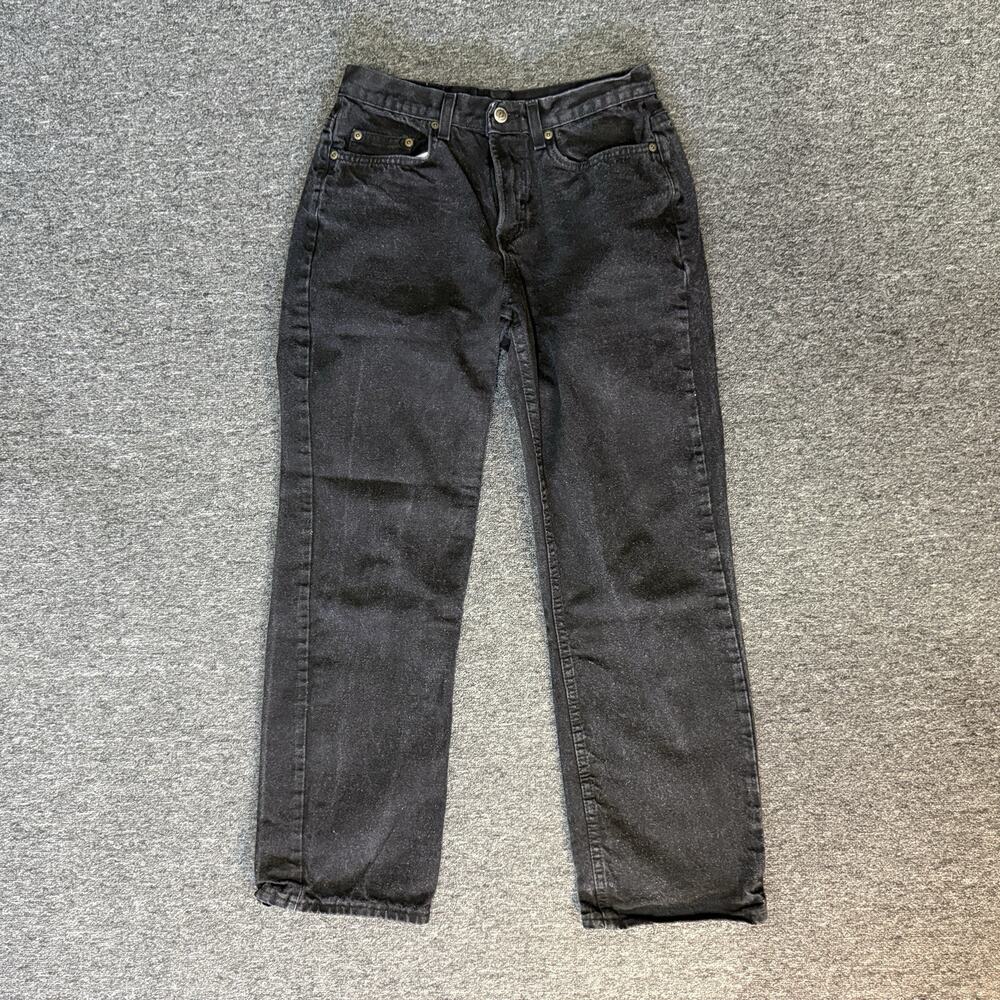 VTG ZENA Bootcut Jeans Black Women’s 8P Loose Fit 2000s Y2k Made in USA